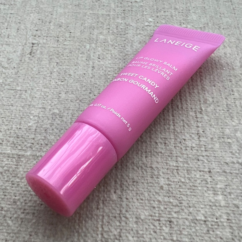 ❤️3 for $25❤️ Laneige Lip Glowy Balm mini in Sweet Candy - Picture 2 of 4